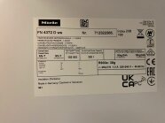 Typenschild Gefriergerät